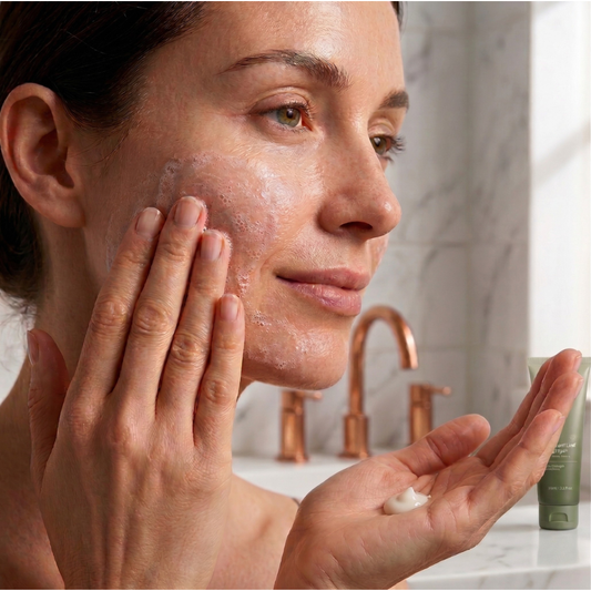 Éclat Divin – Mousse Nettoyante Pureté Heartleaf & Gingembre