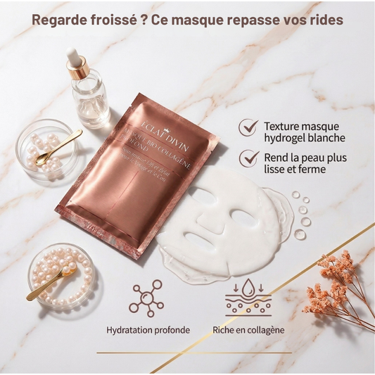 Éclat Divin – Masque Tissu Hydratation & Glow Coréen