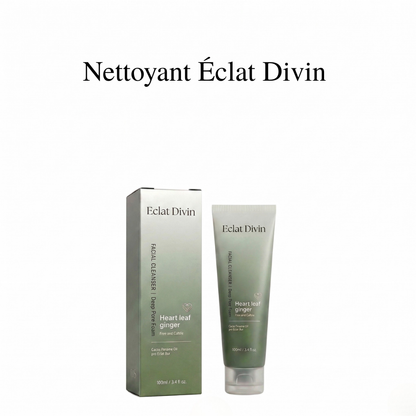 Éclat Divin – Mousse Nettoyante Pureté Heartleaf &amp; Gingembre